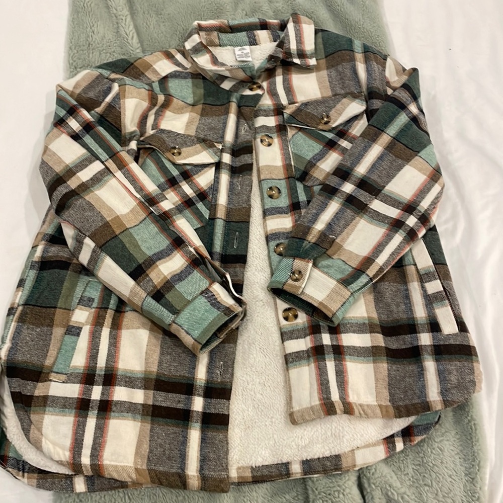NWT Flannel Shacket